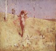 Arthur streeton The Spirit of the Drought oil painting